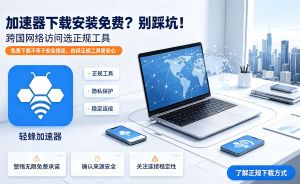 国内加速器怎么选?一文讲清办公加速难题，轻蜂加速器给你答案